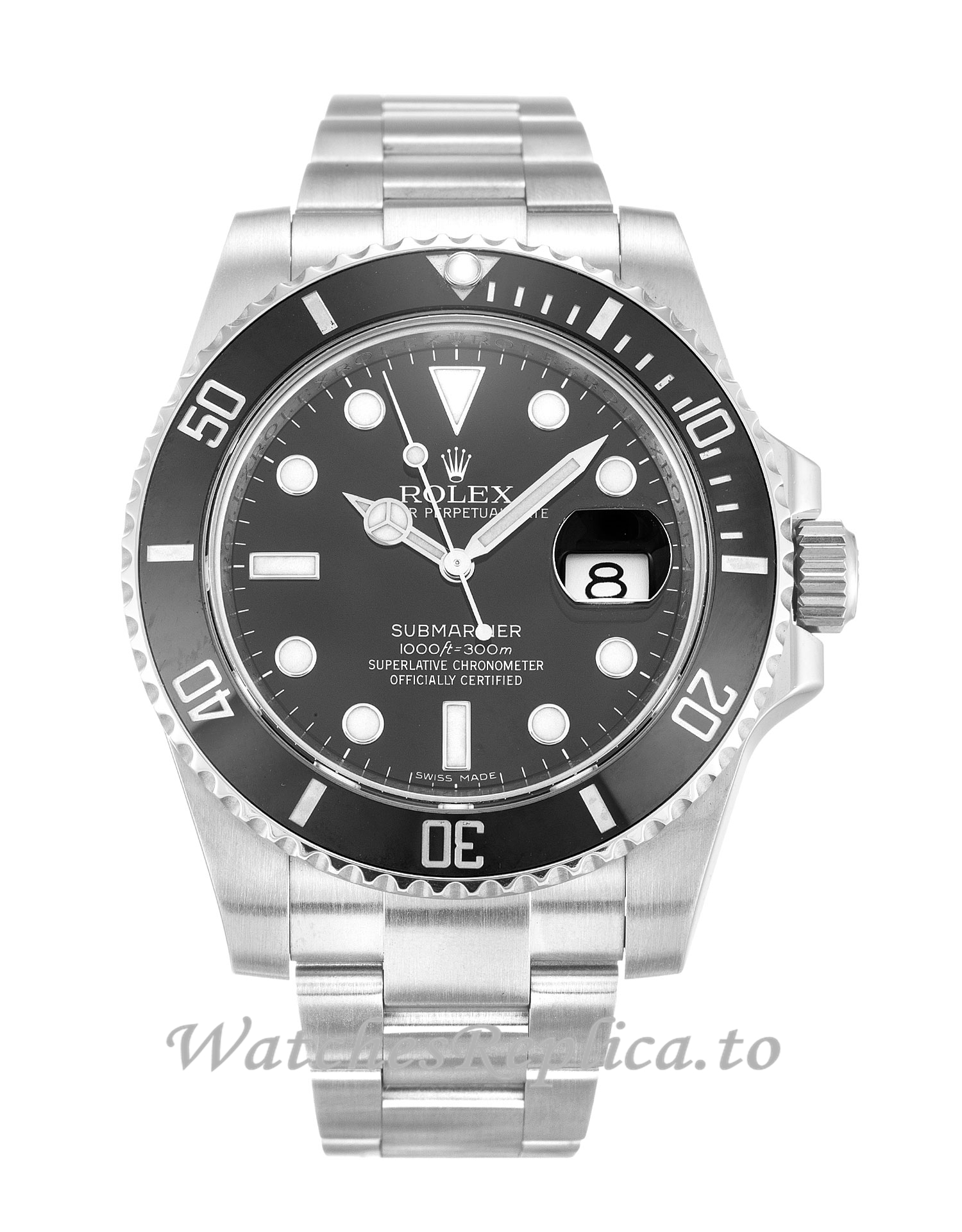 Rolex Submariner Black Dial 116610 LN-40 MM - WatchesReplica.is