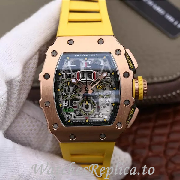 Richard Mille Replica RM11-03 Rubber strap 50MM - WatchesReplica.is
