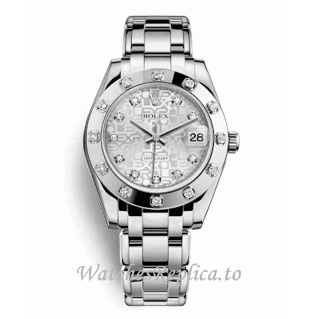 Replica Rolex Pearlmaster m81319-0009 36MM - WatchesReplica.is