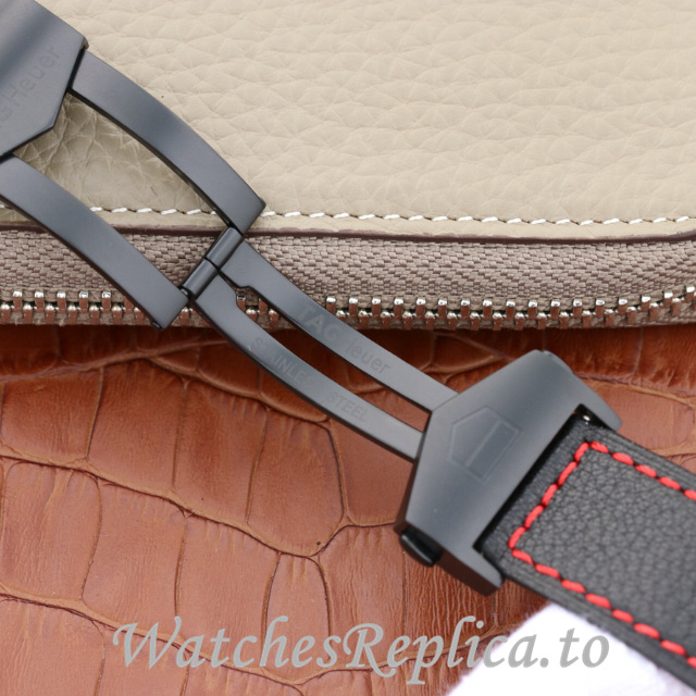 Tag Heuer Replica Aquaracer Leather strap 43MM - WatchesReplica.is