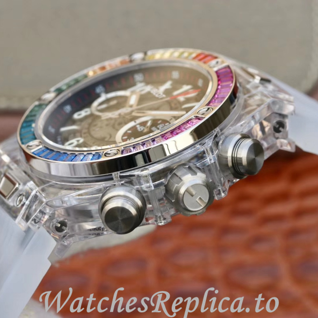 Hublot Replica 411.JX.4802.RT Rubber strap 45MM - WatchesReplica.is