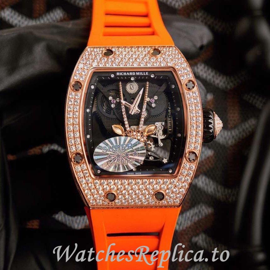 Richard Mille Replica RM53 Rubber strap 50MM - WatchesReplica.is