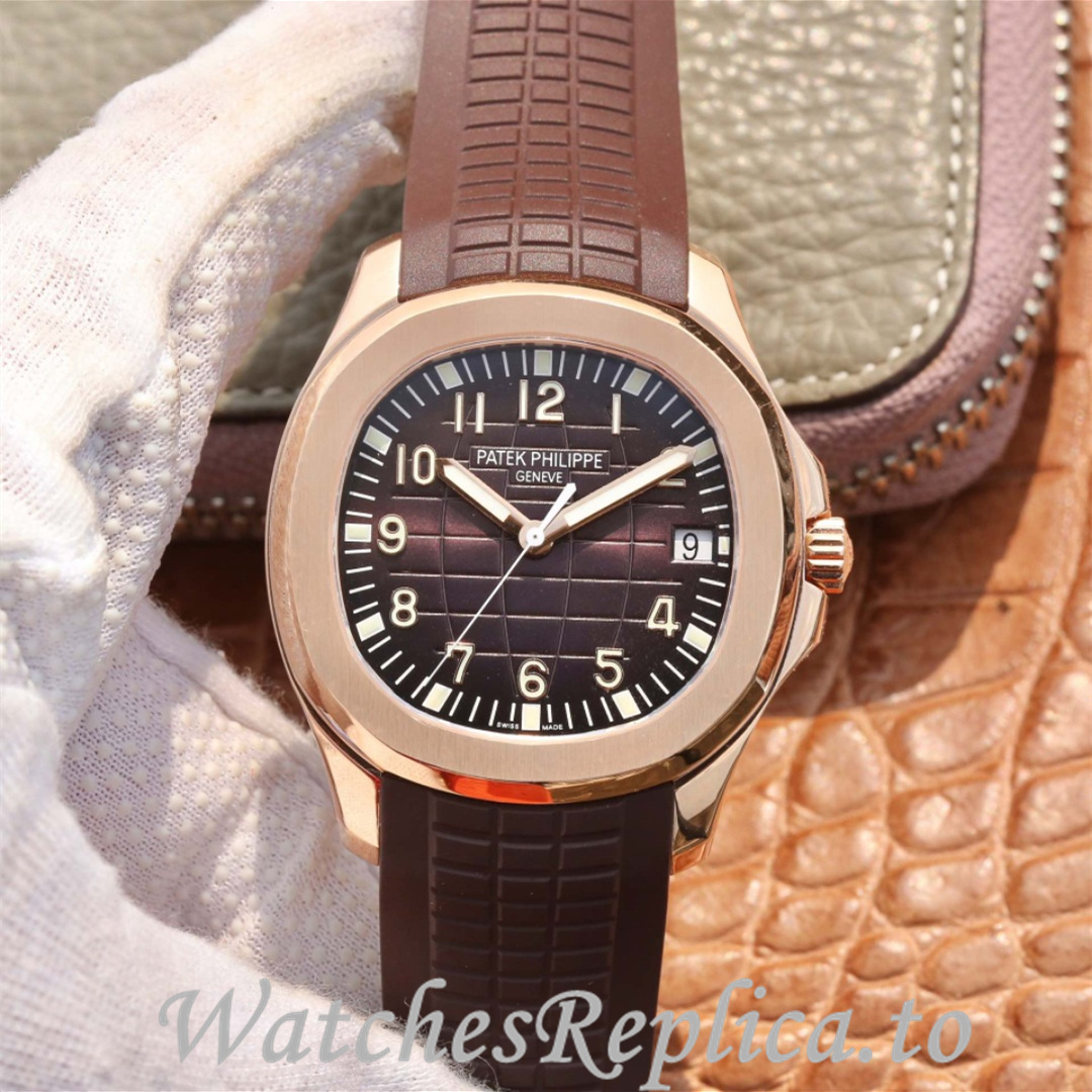 Patek Philippe Replica Aquanaut Rubber strap 40MM - WatchesReplica.is