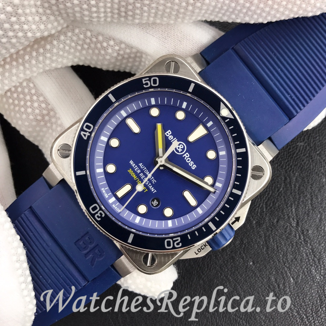 Bell Ross Replica BR 03 BR03-92 Rubber strap 42MM - WatchesReplica.is