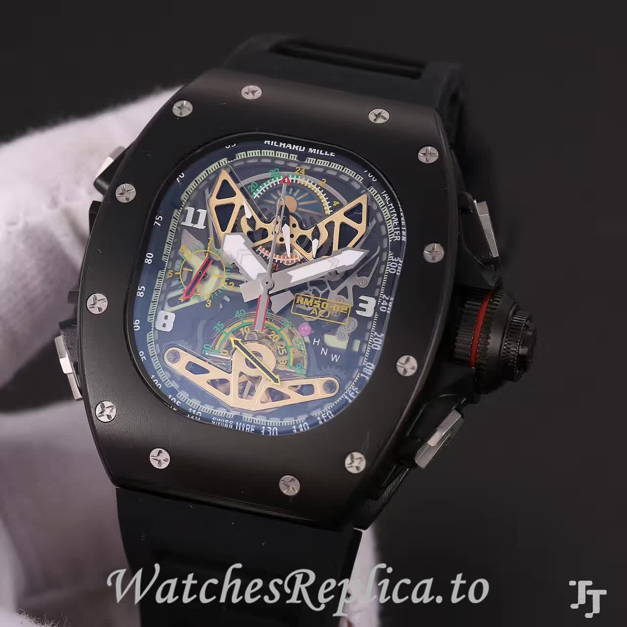 Richard Mille Replica RM50-02 Rubber strap 41MM - WatchesReplica.is