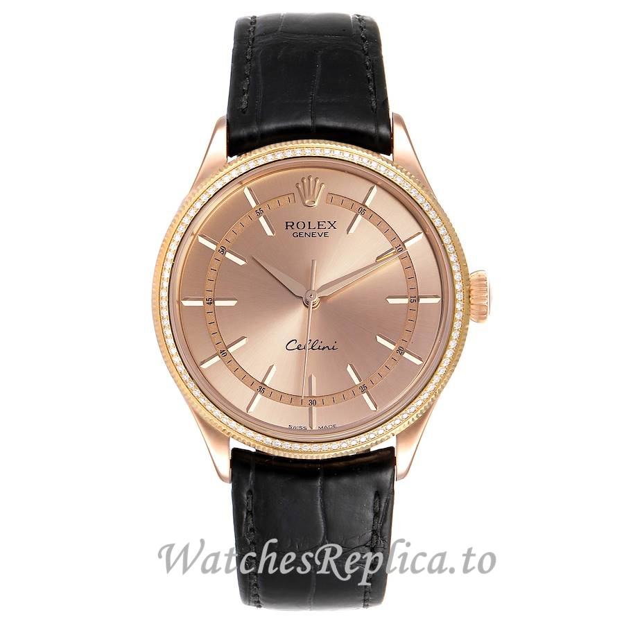 Replica Rolex Cellini 50705RBR 39MM - WatchesReplica.is