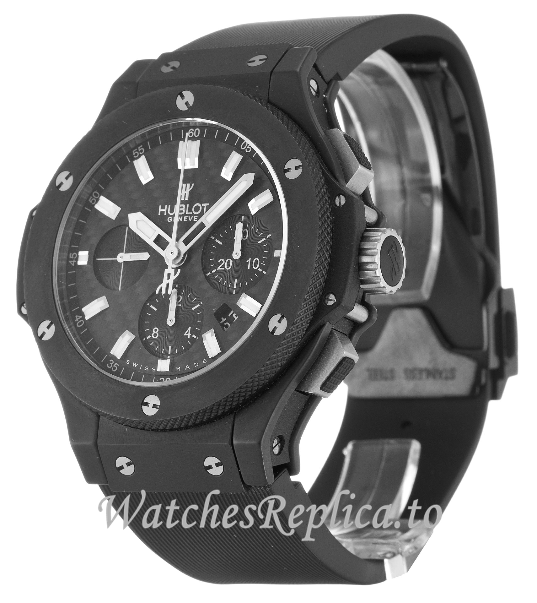 Hublot 44mm Black Carbon Dial 301.CI.1770.RX 44 MM - WatchesReplica.is