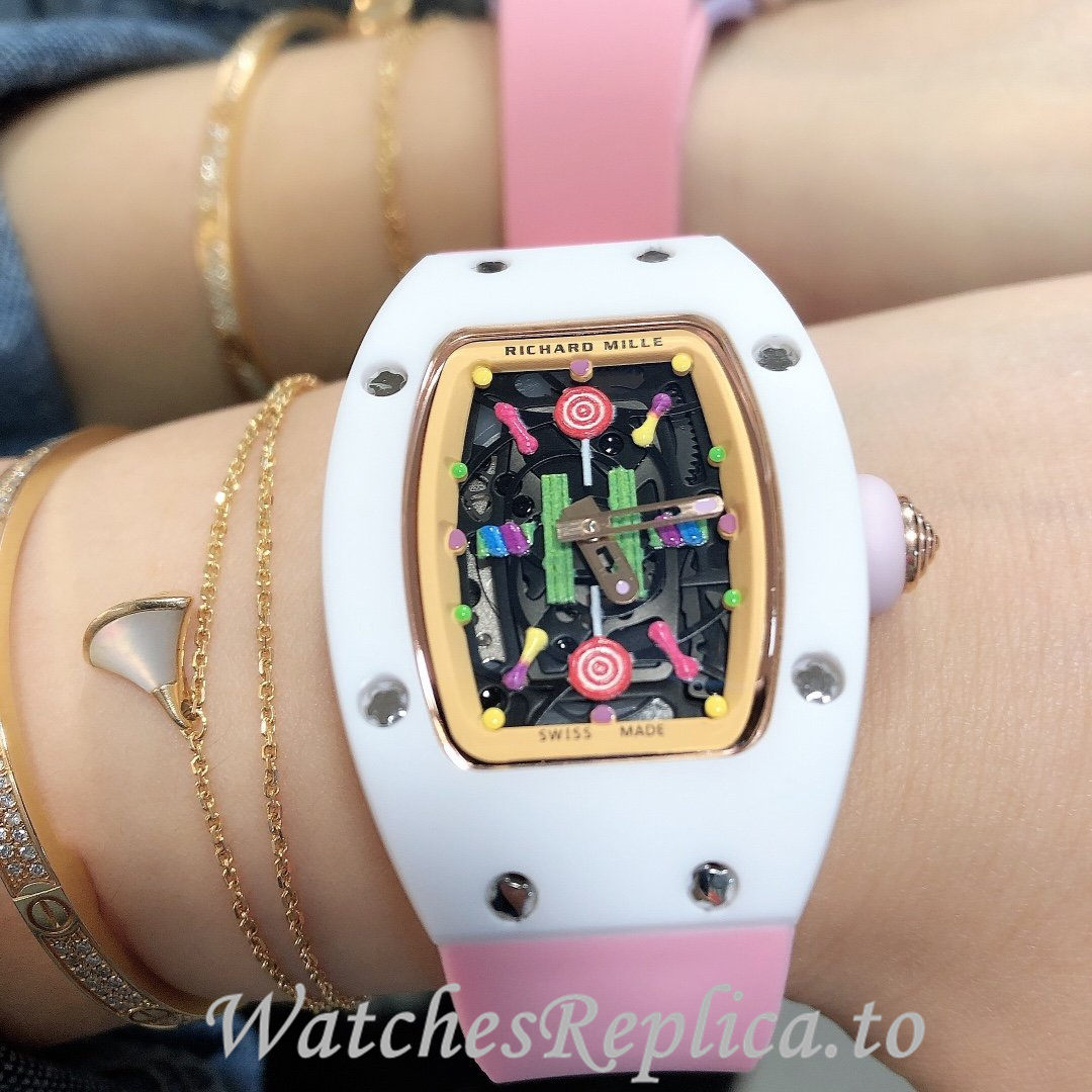 Richard Mille Replica RM37-01 Rubber strap 52.65x34.40MM - WatchesReplica.is