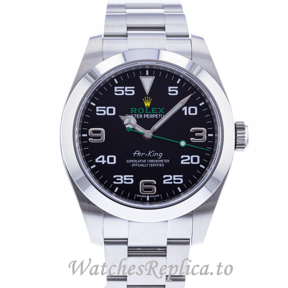 Replica Rolex Air King 116900BKAO 40MM - WatchesReplica.is