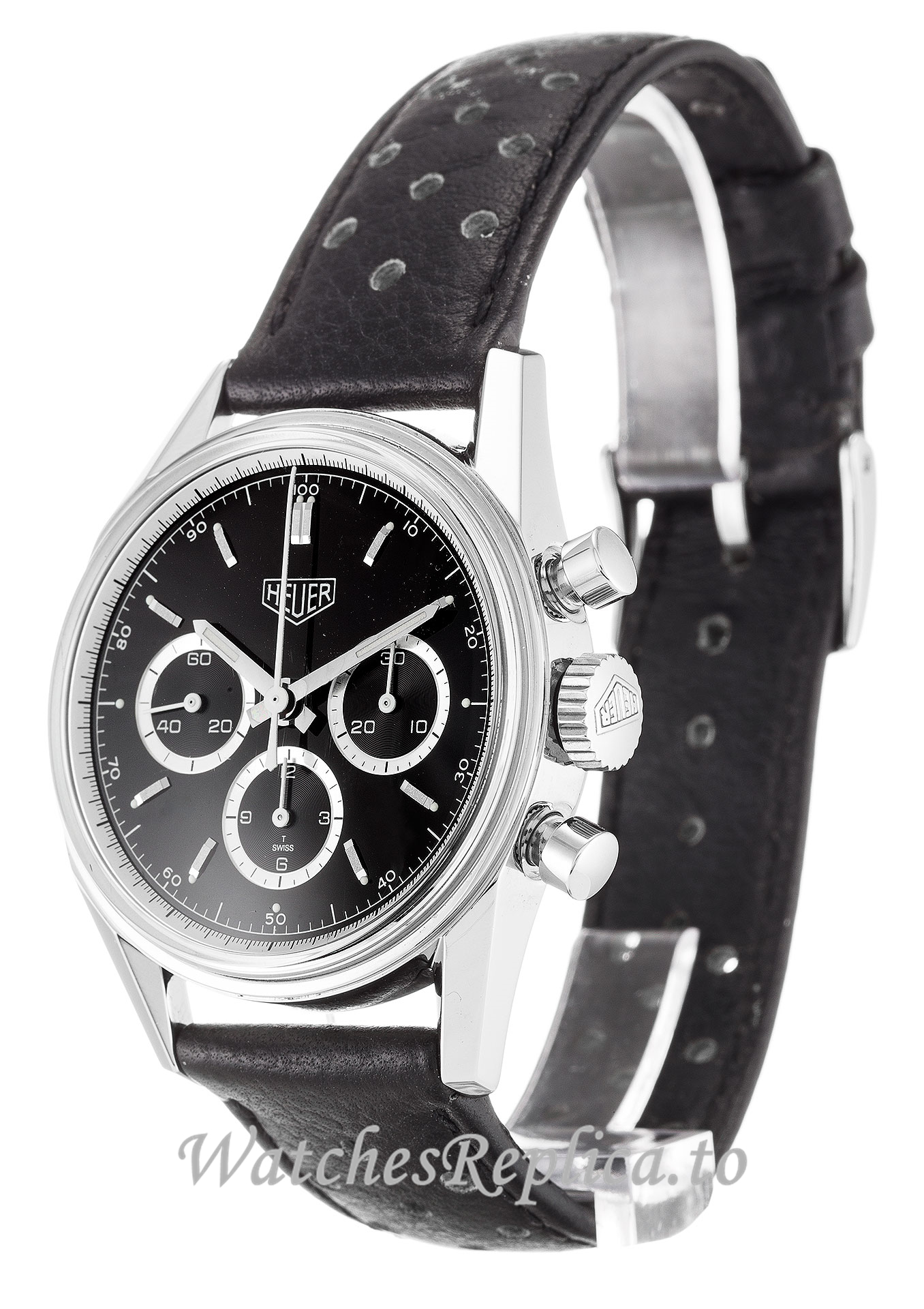 Tag Heuer Carrera Black Dial CS3113 37 MM - WatchesReplica.is