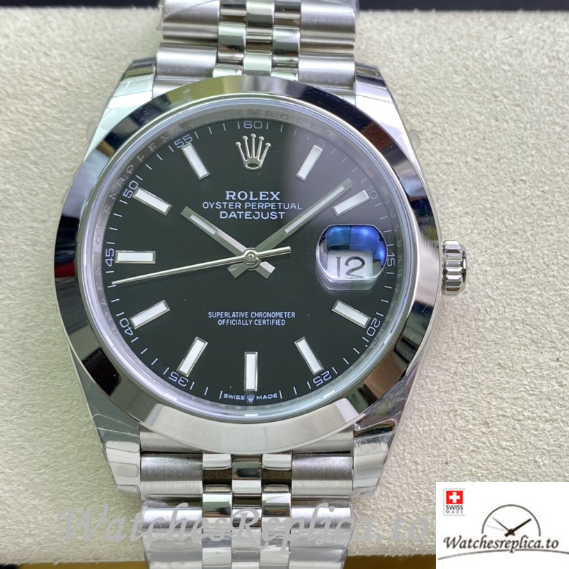 Swiss Rolex Datejust Replica 126331 Stainless steel strap 41MM - WatchesReplica.is