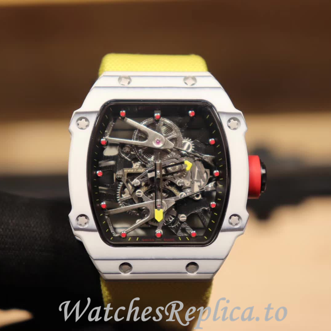 Richard Mille Replica RM27-02 Canvas strap 49MM - WatchesReplica.is