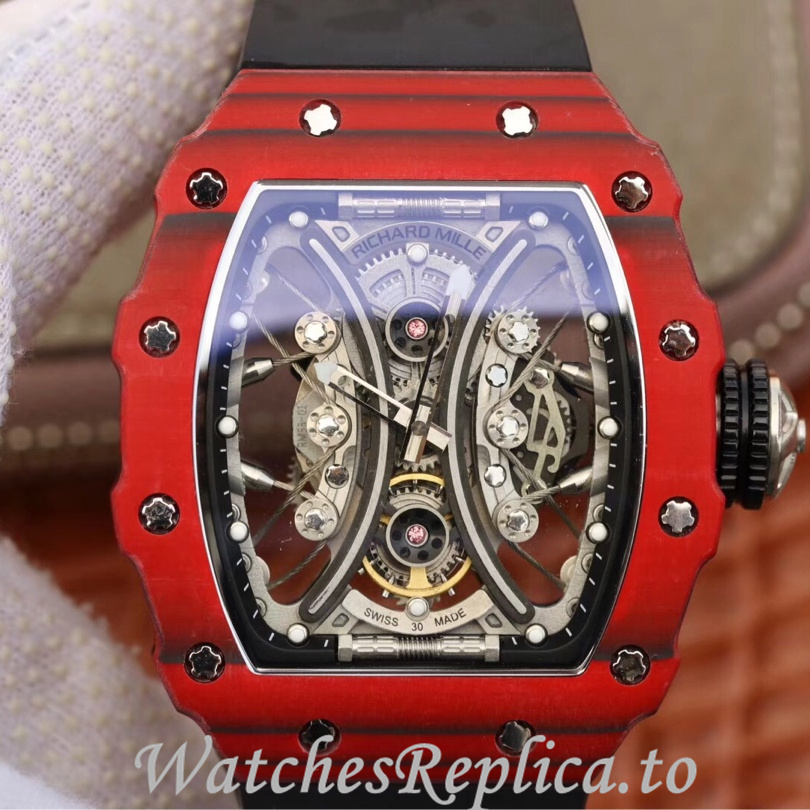 Richard Mille Replica RM53-01 Rubber strap 50MM - WatchesReplica.is