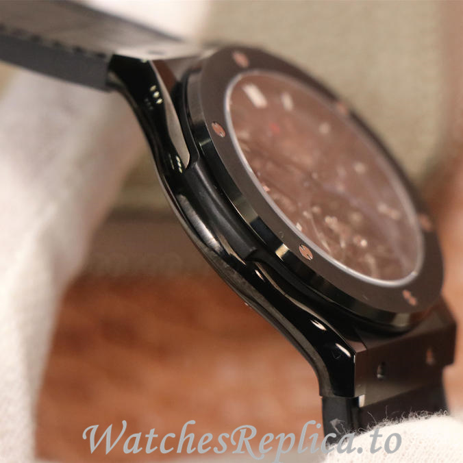 Hublot Replica Classic Fusion Series Leather strap 45MM - WatchesReplica.is