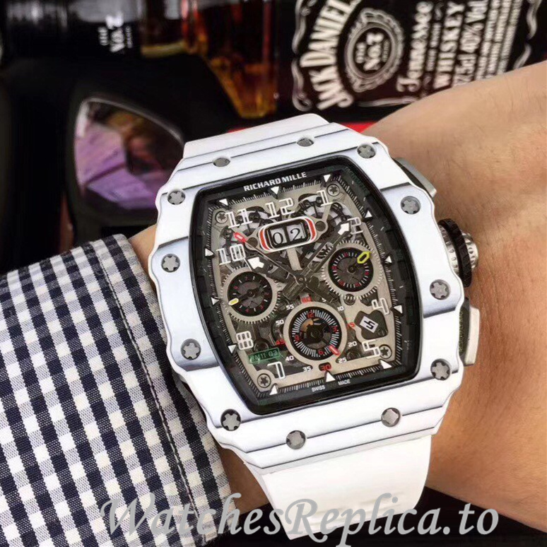 Richard Mille Replica RM11-03 Rubber strap 50MM - WatchesReplica.is