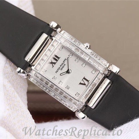Patek Philippe Replica Twenty-4 Leather strap 30MM - WatchesReplica.is