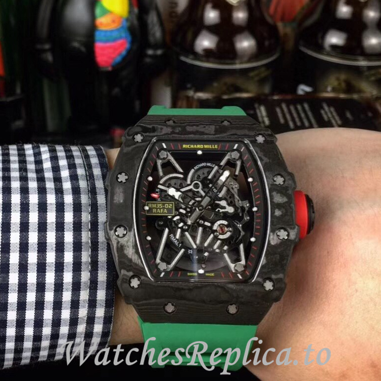 Richard Mille Replica RM35-02 Rubber strap 50MM - WatchesReplica.is