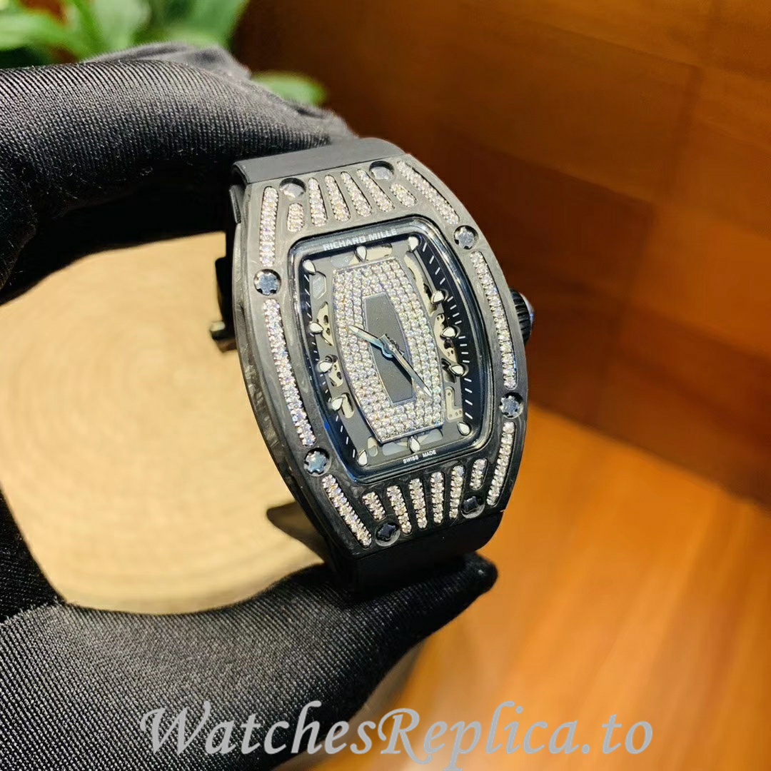Richard Mille Replica RM007 Rubber strap 45MM - WatchesReplica.is