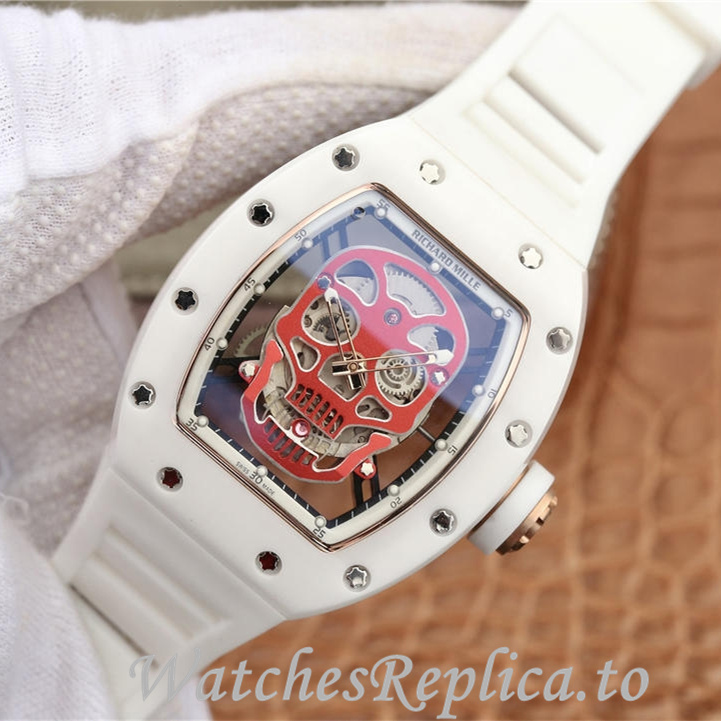 Richard Mille Replica RM52-01 Rubber strap 50MM - WatchesReplica.is