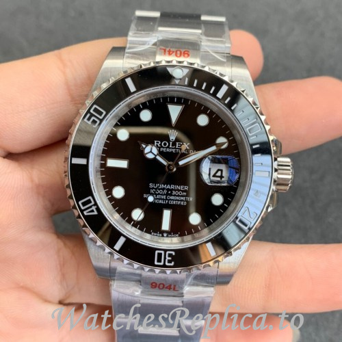 Swiss Rolex Submariner Replica 126610LN Stainless steel strap 41MM - WatchesReplica.is