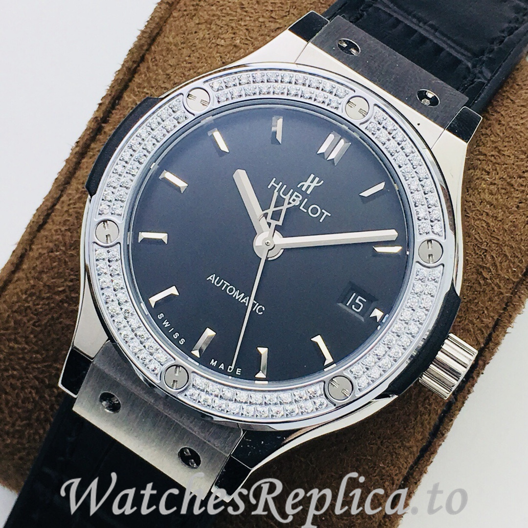 Hublot Replica Classic-Fusion-Series Leather strap 38MM - WatchesReplica.is