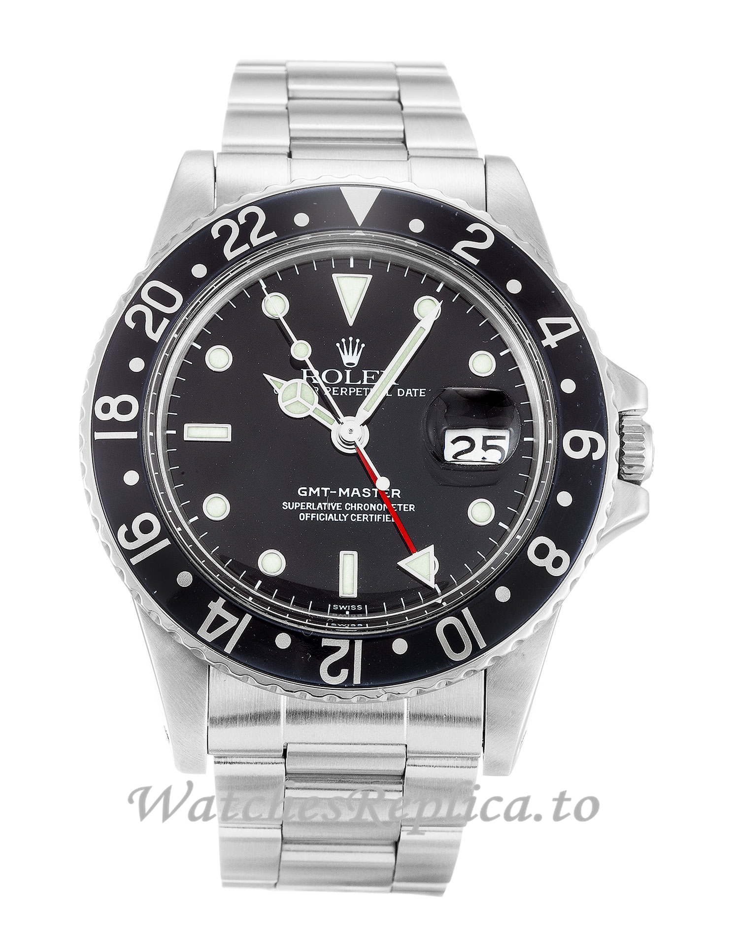 Rolex GMT Master Black Dial 16750 - WatchesReplica.is