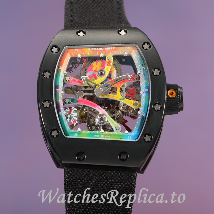 Richard Mille Replica RM68-01 Canvas strap 51MM - WatchesReplica.is