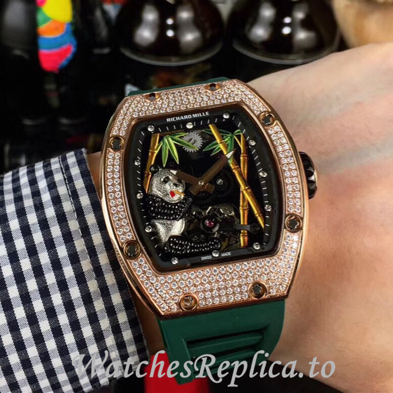 Richard Mille Replica RM26-01 Rubber strap 50MM - WatchesReplica.is