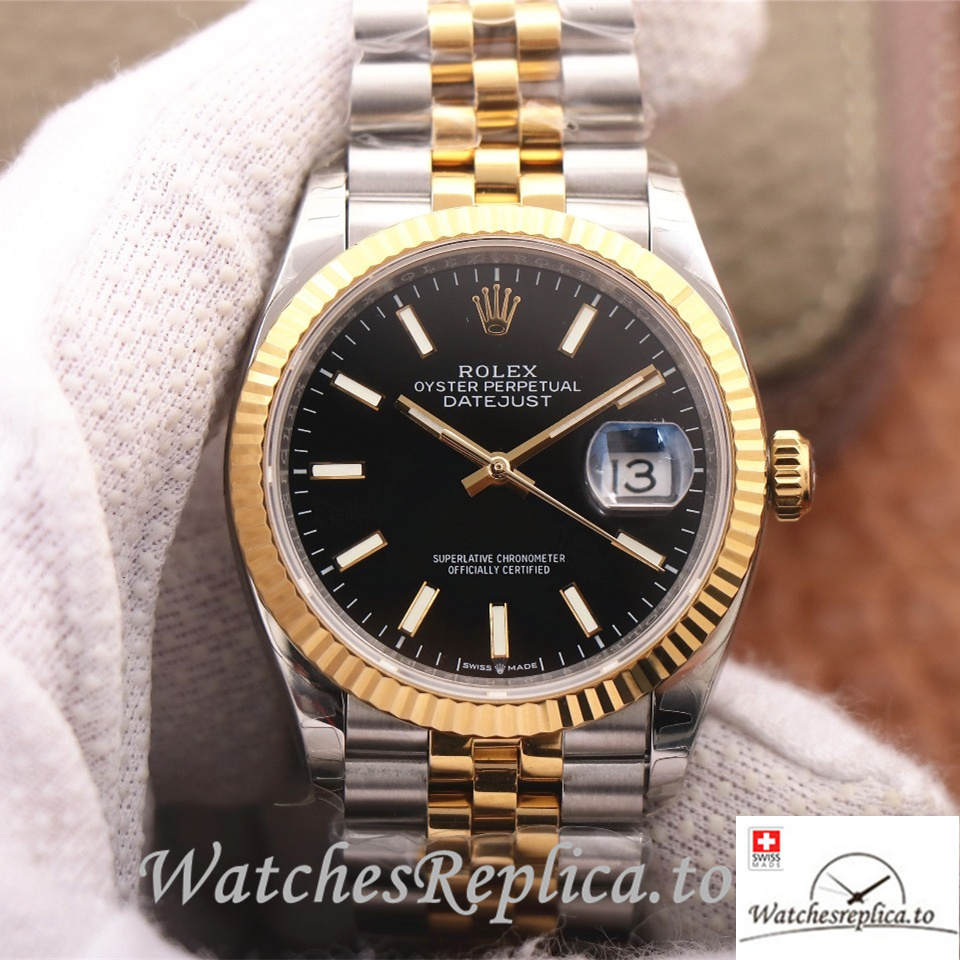 Swiss Rolex Datejust Replica 126233 Stainless steel strap 36MM - WatchesReplica.is