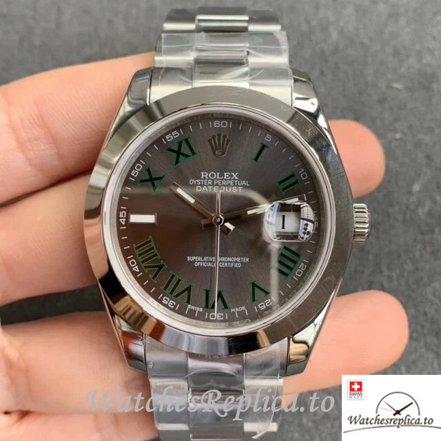 Swiss Rolex Datejust Replica 126300-0013 Stainless steel strap 41MM - WatchesReplica.is