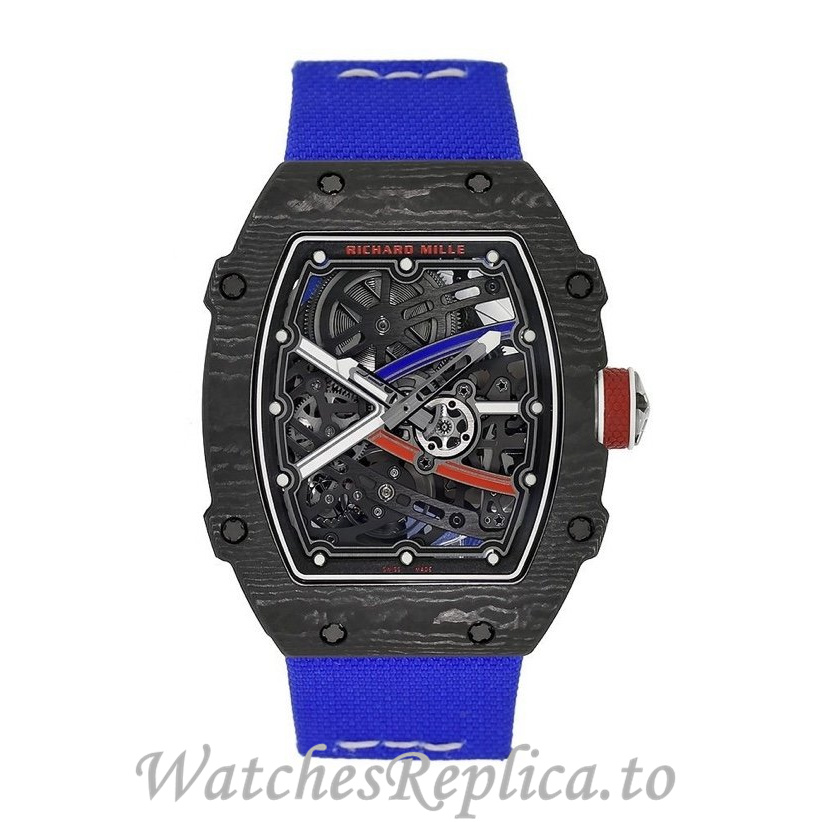 Richard Mille Replica RM67-02 Canvas strap 38.70x47.52MM - WatchesReplica.is