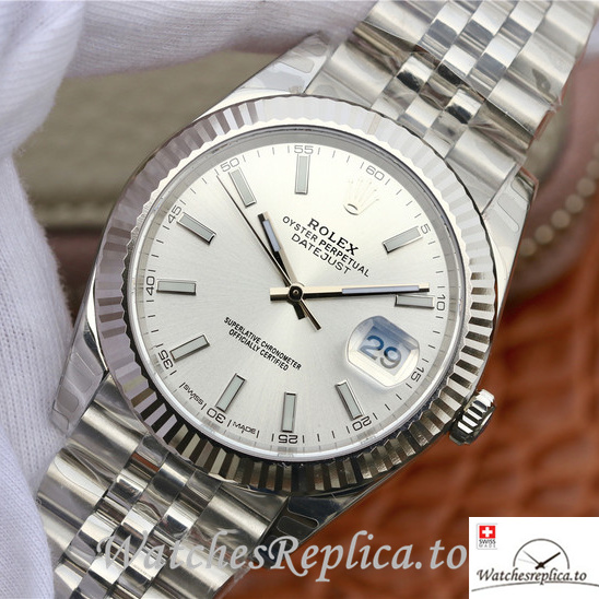 Swiss Rolex Datejust Replica 116234 Stainless steel strap 36MM - WatchesReplica.is