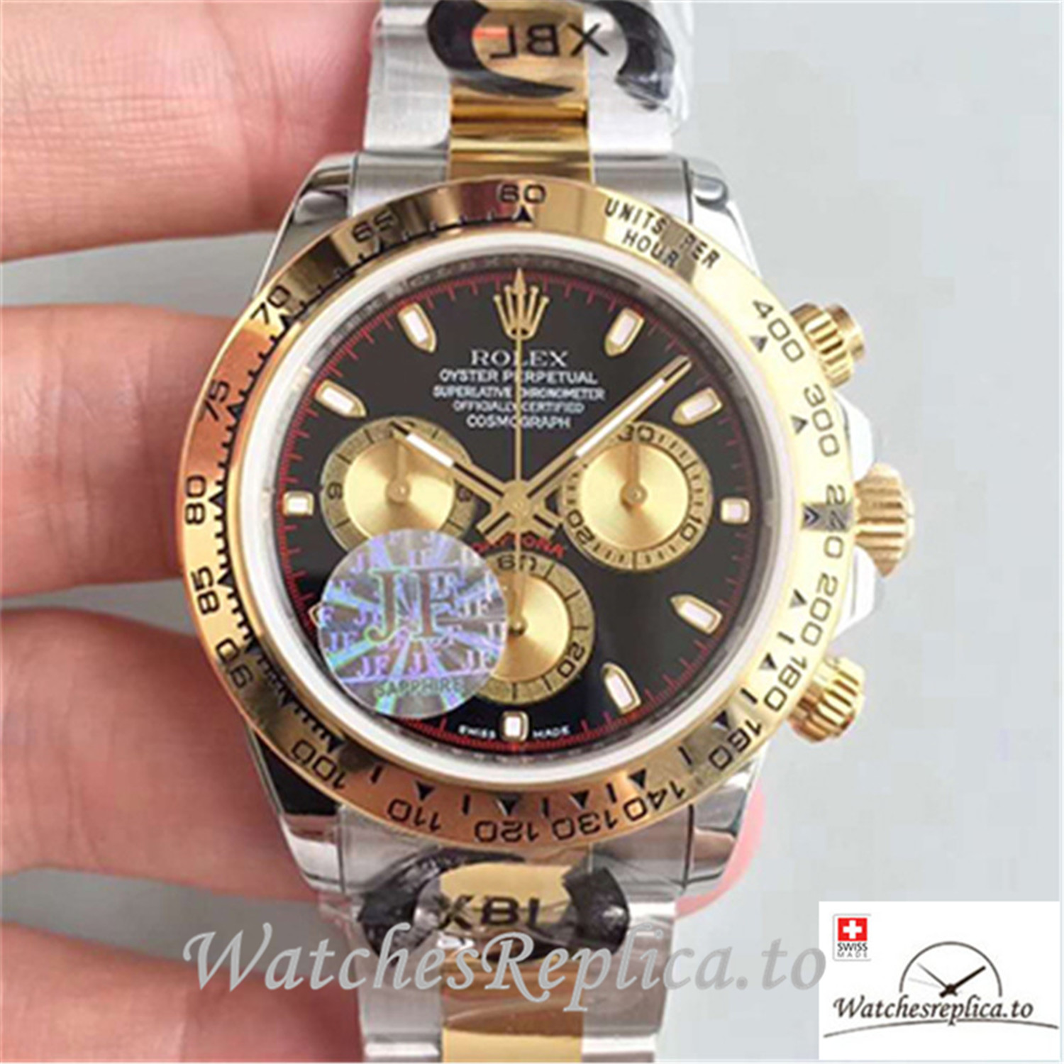 Swiss Rolex Daytona Cosmograph Replica 116503 001 Ceramic Bezel 40MM - WatchesReplica.is
