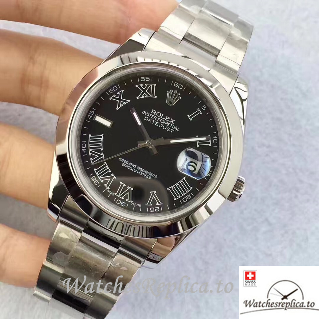 Swiss Rolex Datejust Replica 116300 Stainless steel strap 41MM - WatchesReplica.is