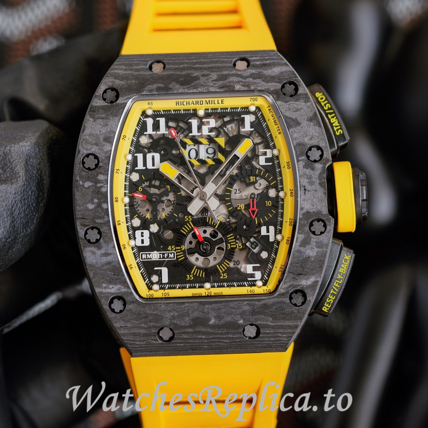 Richard Mille Replica RM11-03 Rubber strap 50MM - WatchesReplica.is