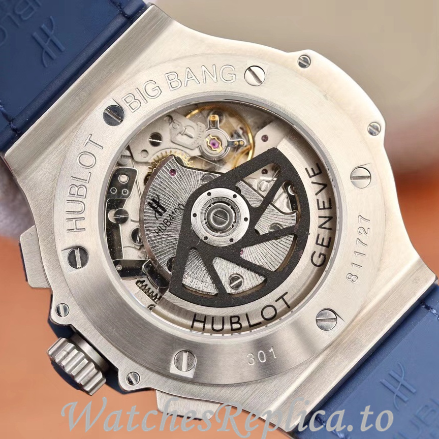 Hublot Replica Big Bang Leather strap 44MM - WatchesReplica.is