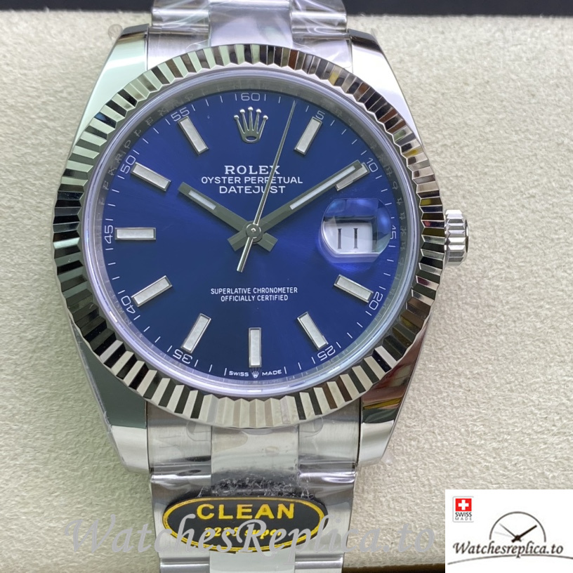 Swiss Rolex Datejust 126334 Replica Stainless steel strap 41MM - WatchesReplica.is