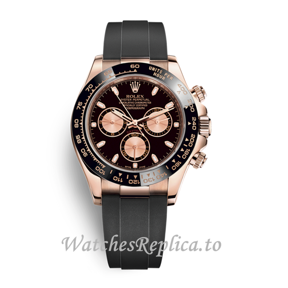 Rolex Daytona Black Dial 116515LN - WatchesReplica.is