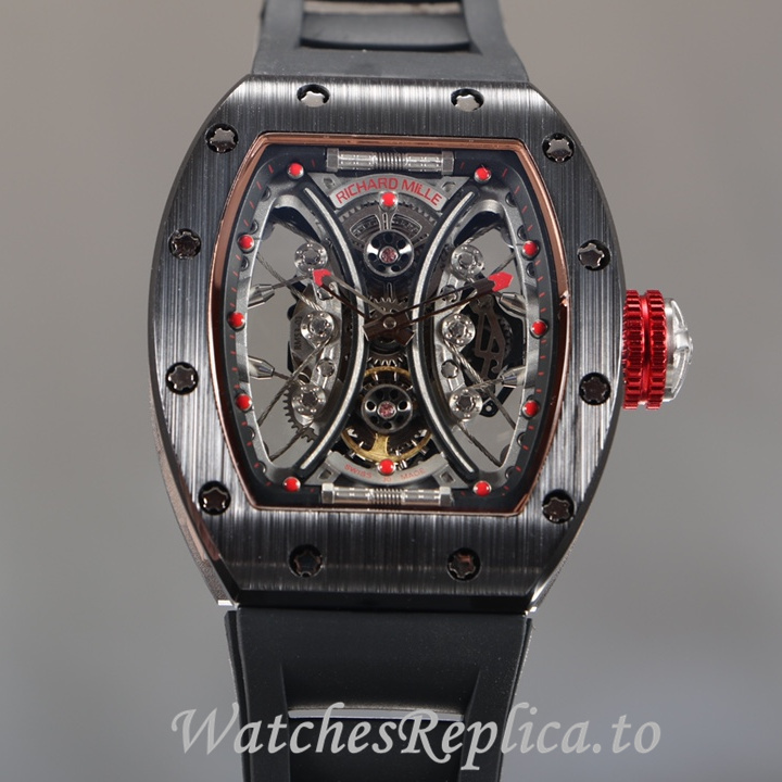 Richard Mille Replica RM53-01 Rubber strap 50MM - WatchesReplica.is