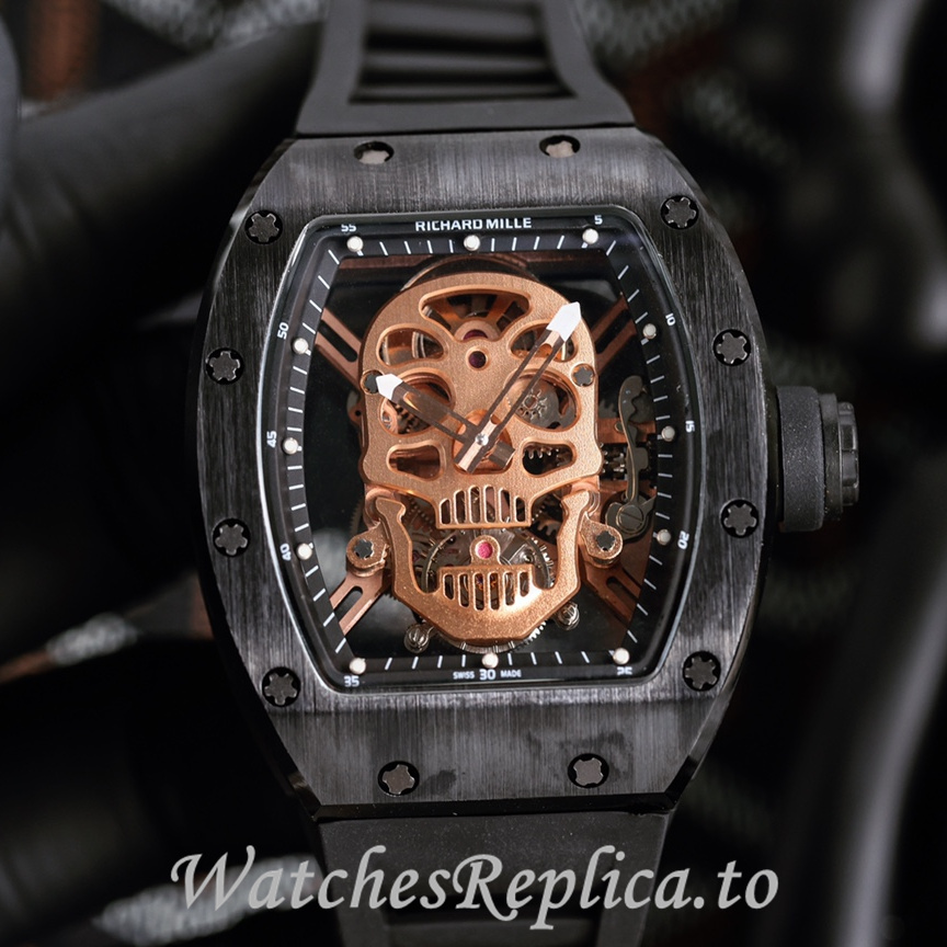 Richard Mille Replica RM052 Rubber strap 50MM - WatchesReplica.is