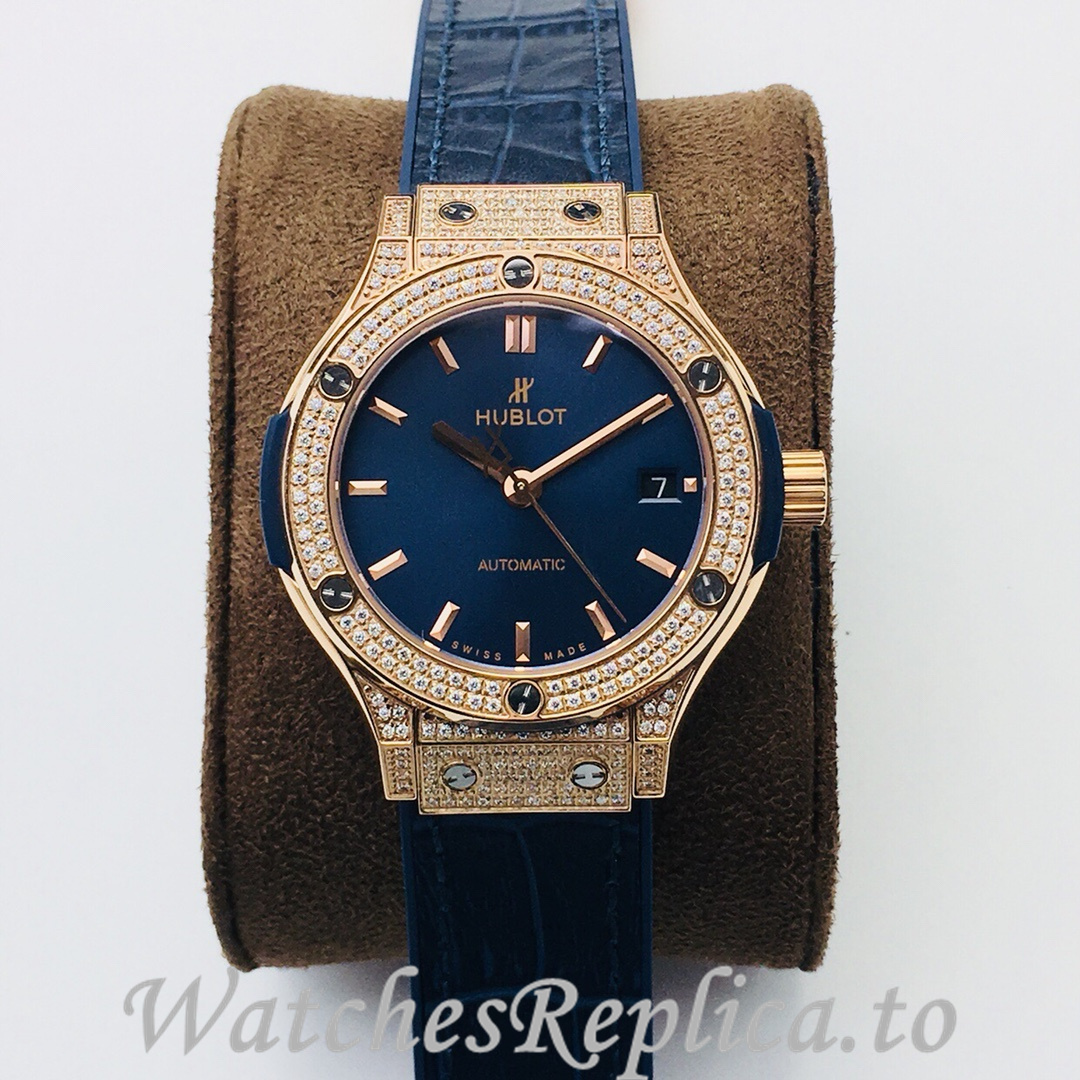 Hublot Replica Classic-Fusion-Series Leather strap 38MM - WatchesReplica.is