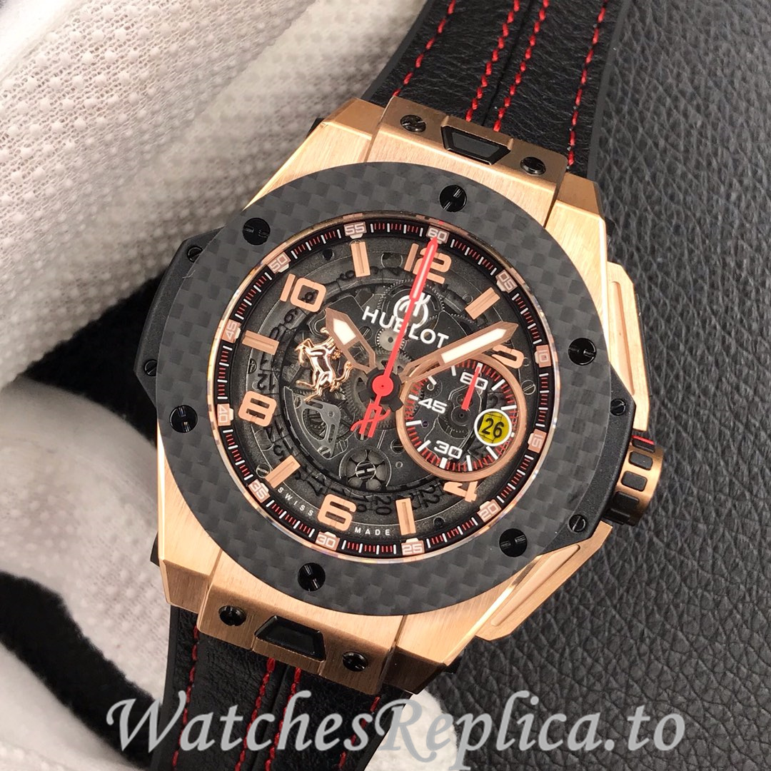 Hublot Replica King Power F1 Rubber strap 45MM - WatchesReplica.is
