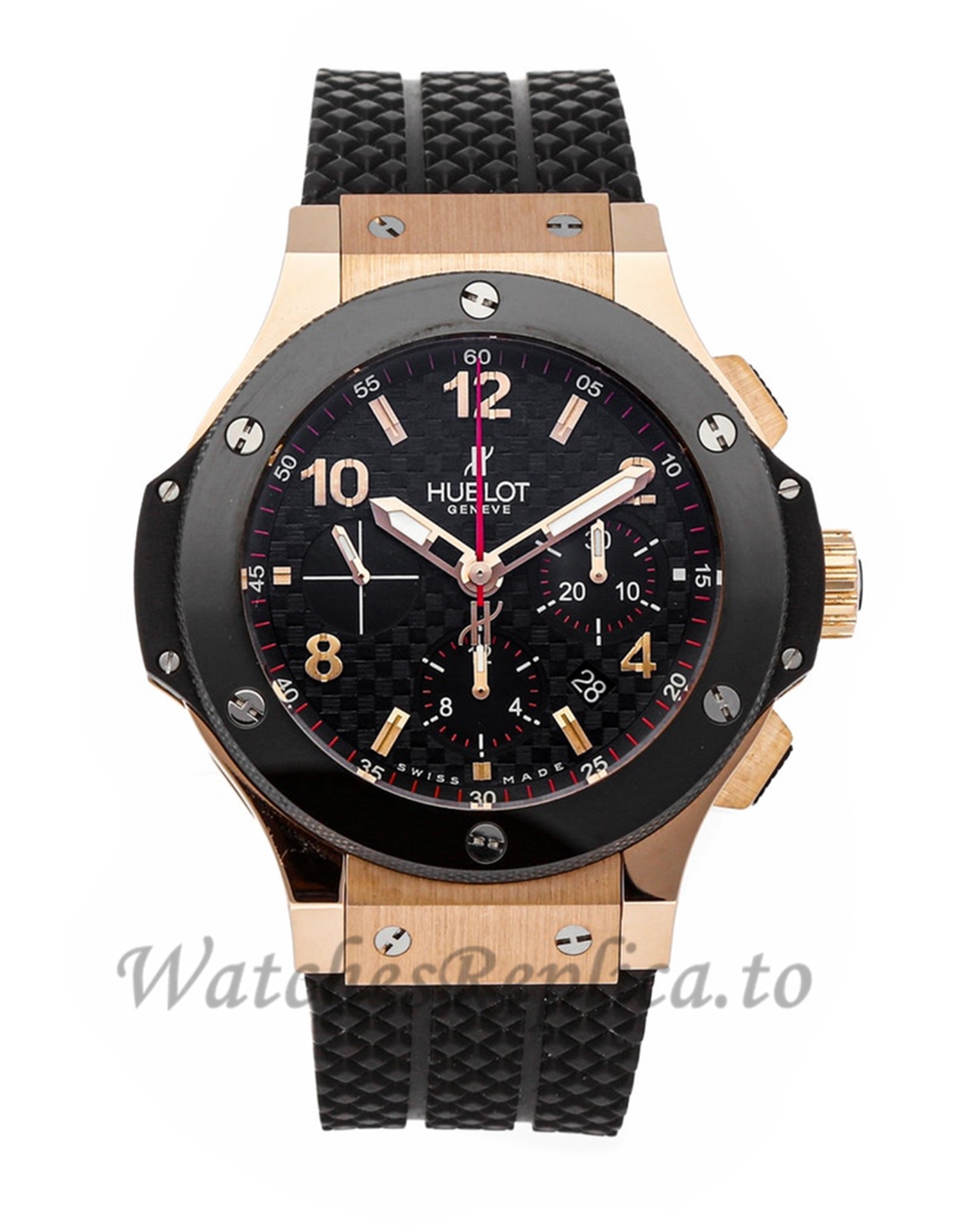 Hublot Replica Big Bang Gold Chronograph 44mm 301.PB.131.RX - WatchesReplica.is