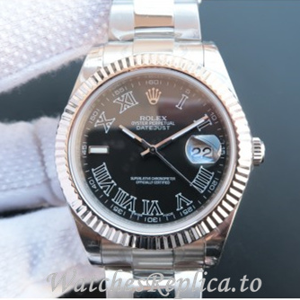 Swiss Rolex Datejust Replica 116334 Stainless steel strap 41MM - WatchesReplica.is