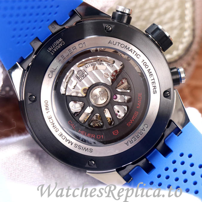 Tag Heuer Replica Carrera Rubber strap 45MM - WatchesReplica.is