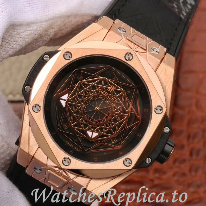 Hublot Replica 415.NX.1112.VR.MXM16 Rubber strap 45MM - WatchesReplica.is