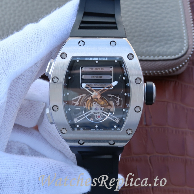 Richard Mille Replica RM69Ti Rubber strap 50MM - WatchesReplica.is