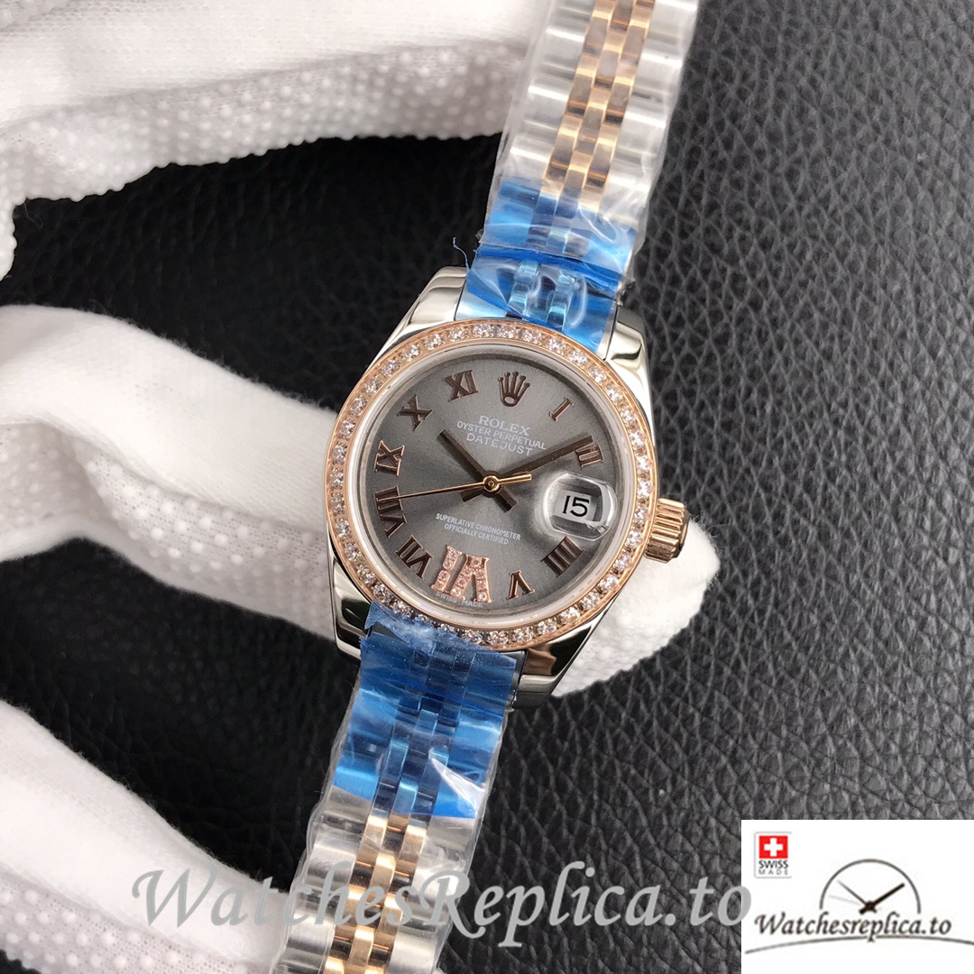 Swiss Rolex Datejust Replica 279381 Stainless steel strap 28MM - WatchesReplica.is