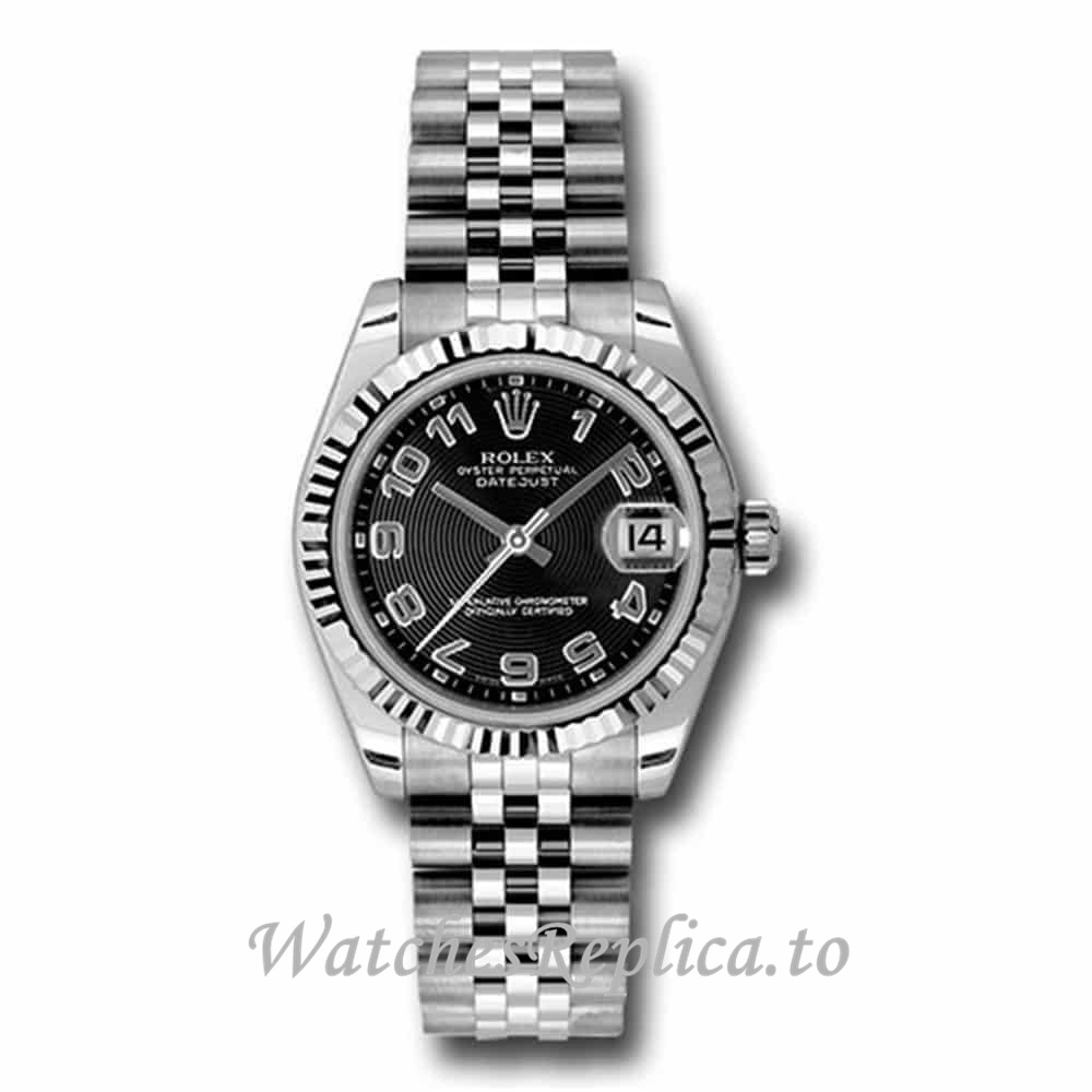 Replica Rolex Datejust m178274-0005 31MM Stainless steel strap Ladies Watch - WatchesReplica.is
