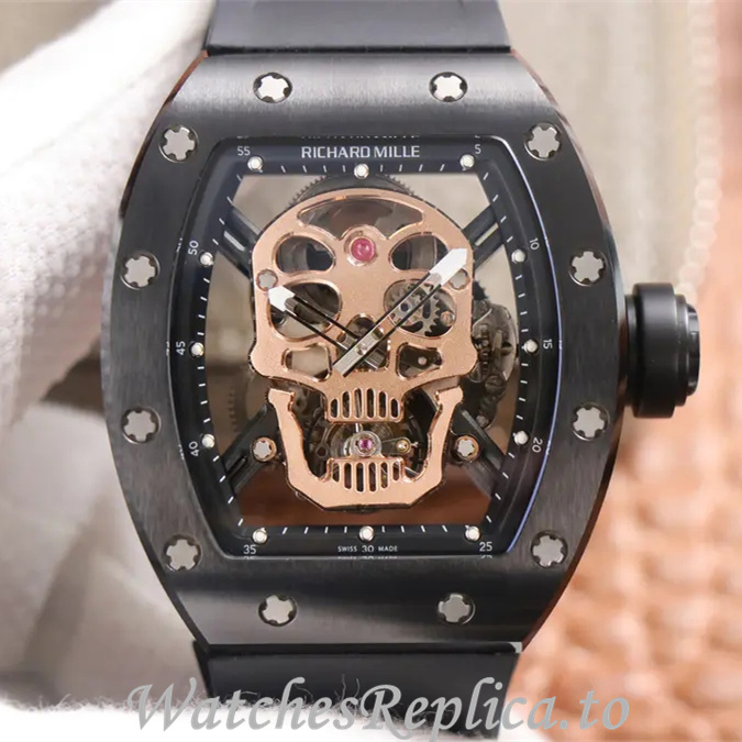 Richard Mille Replica RM52-01 Rubber strap 50MM - WatchesReplica.is